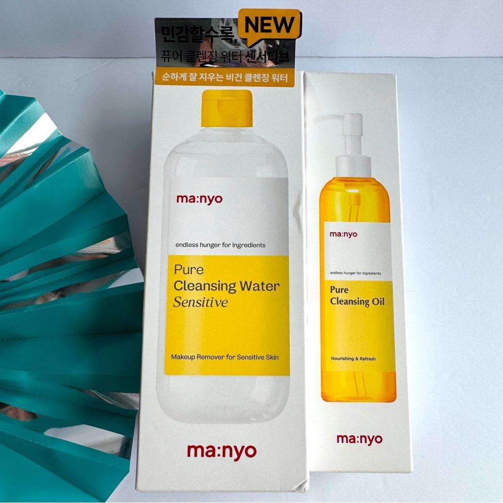SPRING DEAL Korean Cleanser Bundle Ma:nyo Pure Cleansing Water and Cleanser Oil